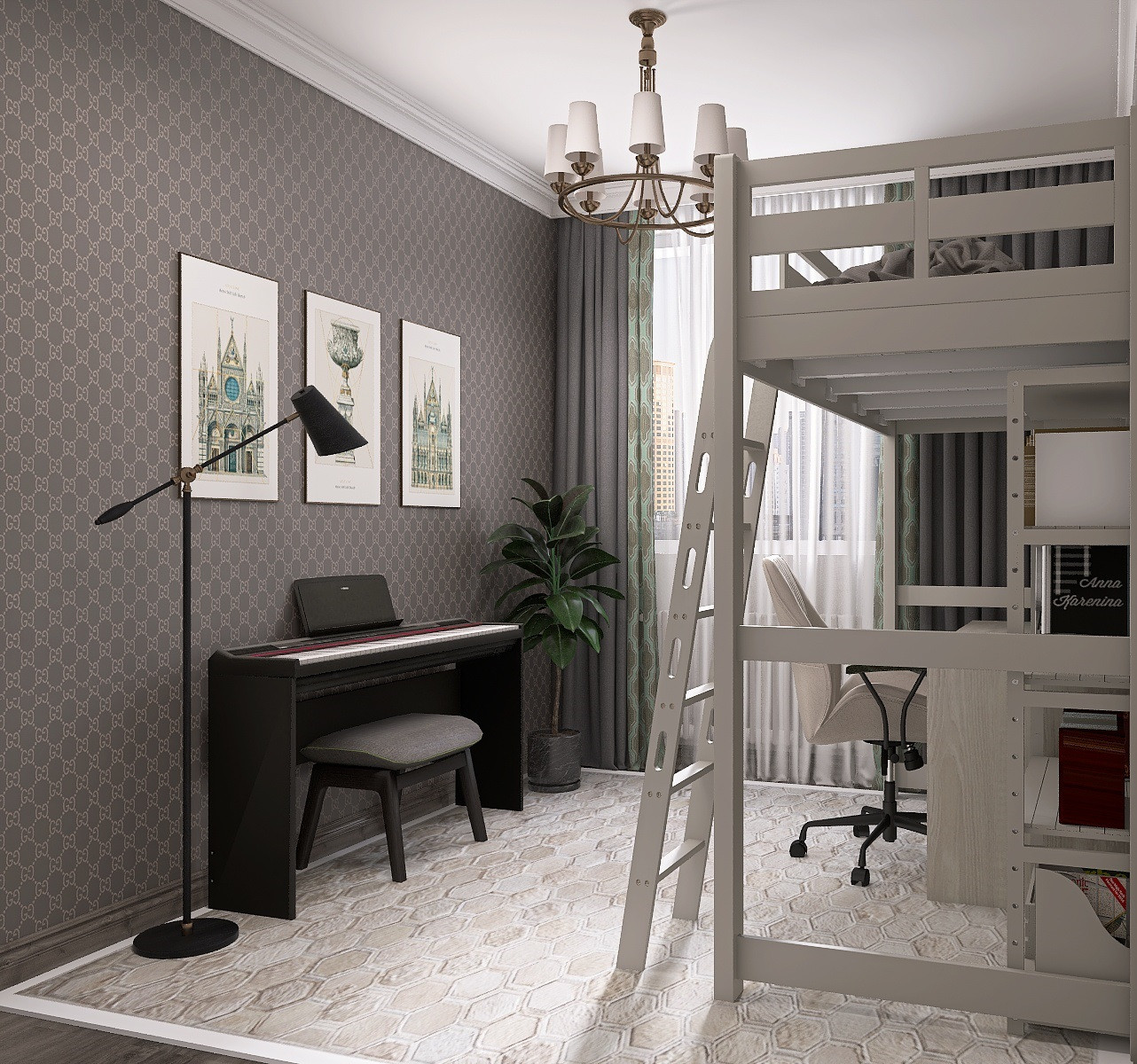 Многофункциональная комната для школьницы