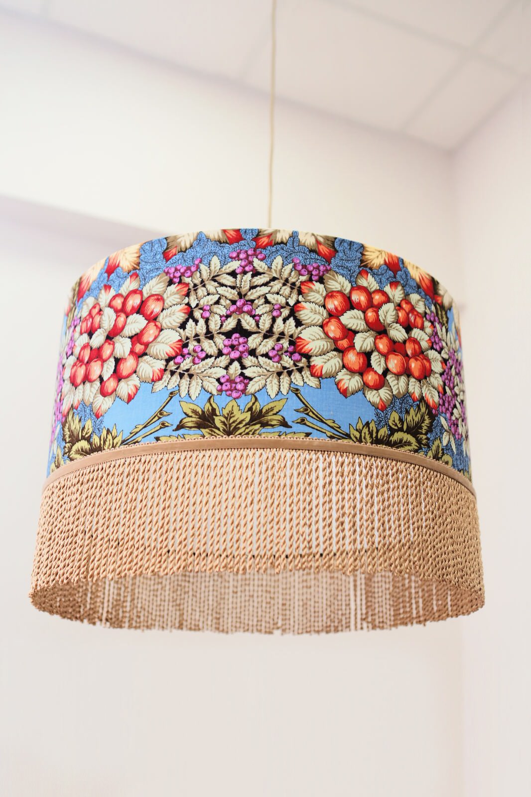 Абажуры из ткани на пластике