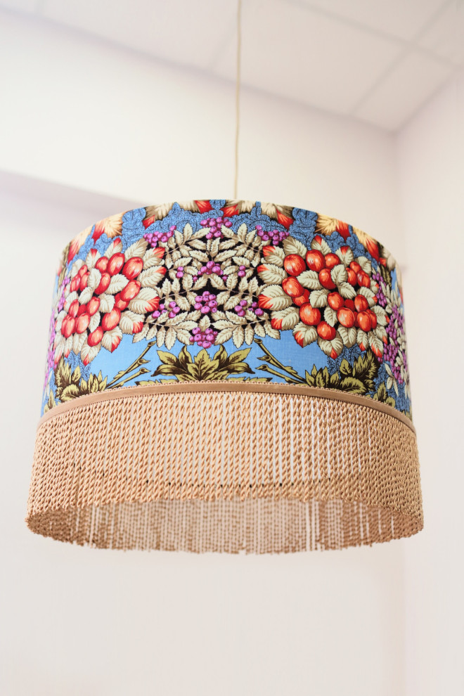 Абажуры из ткани на пластике