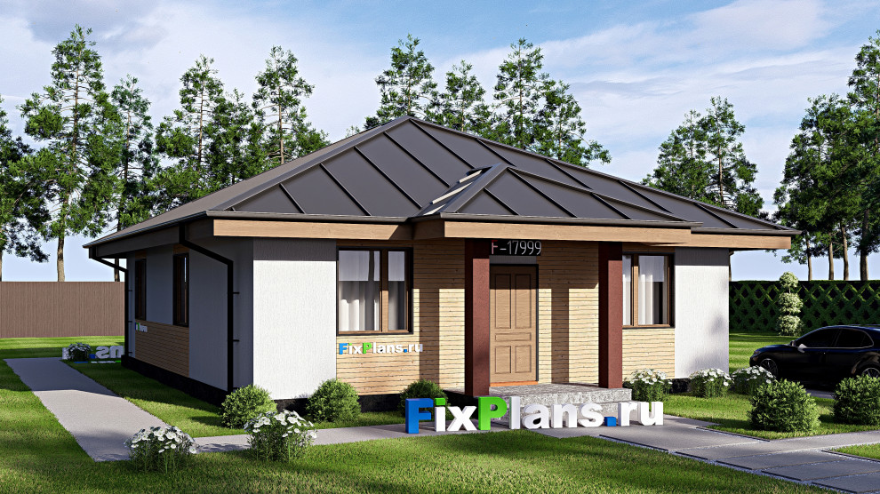 Проект одноэтажного дома 16х10м S110м2 F-17999