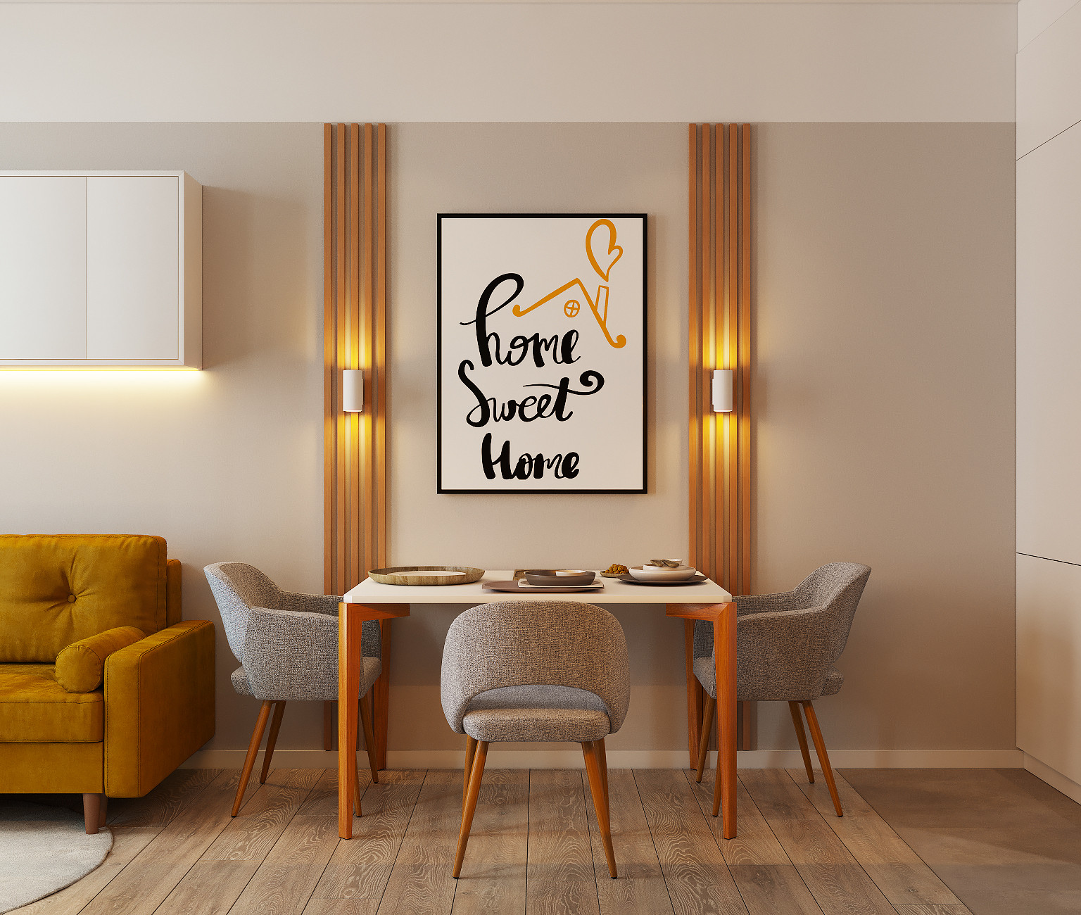 Студия для молодой девушки