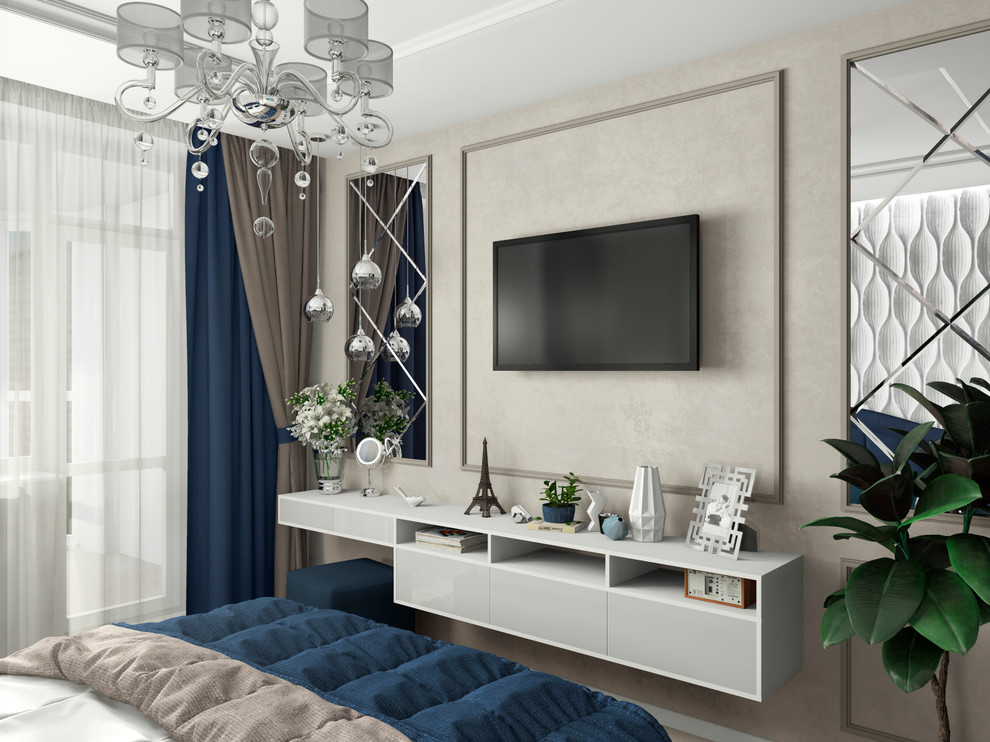 Дизайн интерьера трехкомнатной квартиры в ЖК "Граф Орлов"