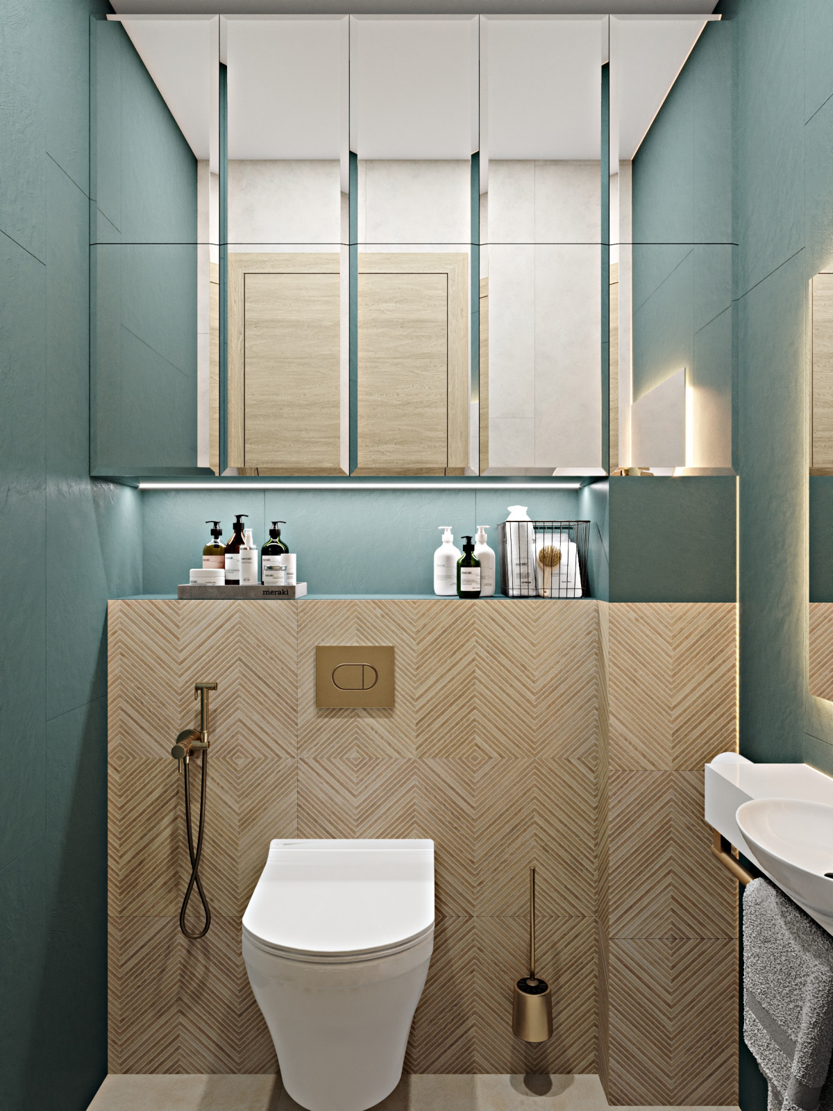 Лаконичная квартира в неоклассическом стиле.