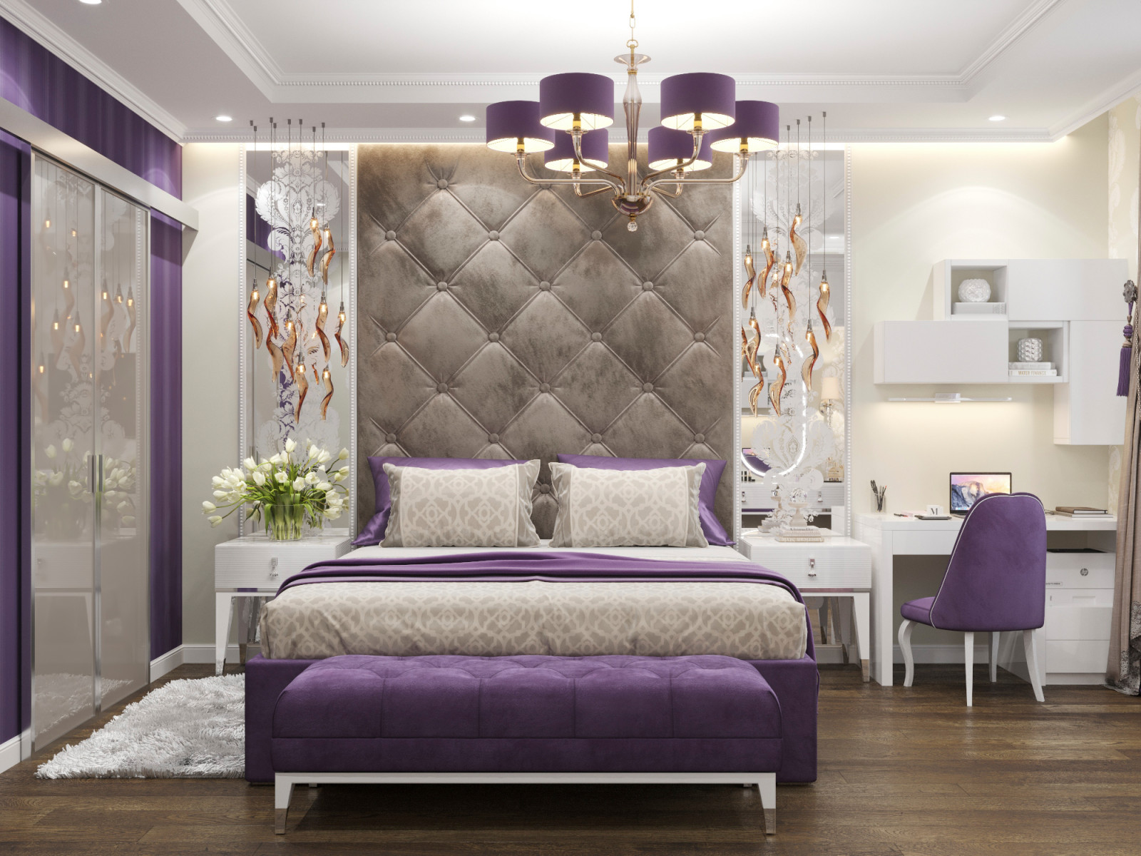 Обложка проекта: Спальня для девушки