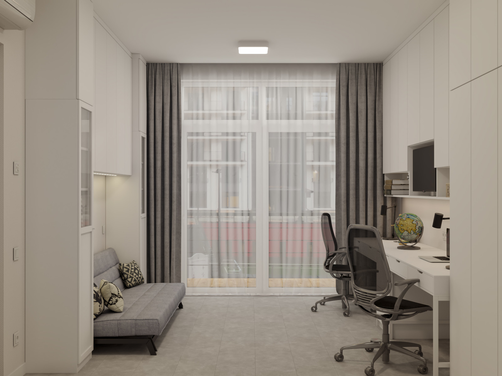 Визуализация 3-х комнатной квартиры в г. Калининград, ЖК Русская Европа