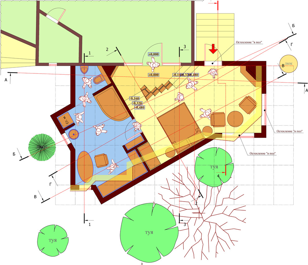 Обложка проекта: Концепция пристройки к частному дому, 2014 г.