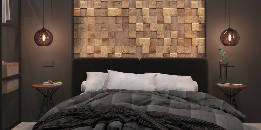 Современная квартира для пары с нотками уютного индастриала