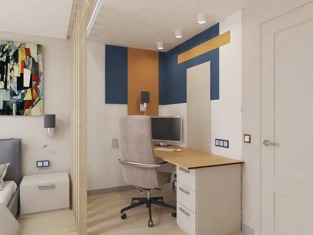 Квартира в г Бор, по мотивам Малевича и Кандинского