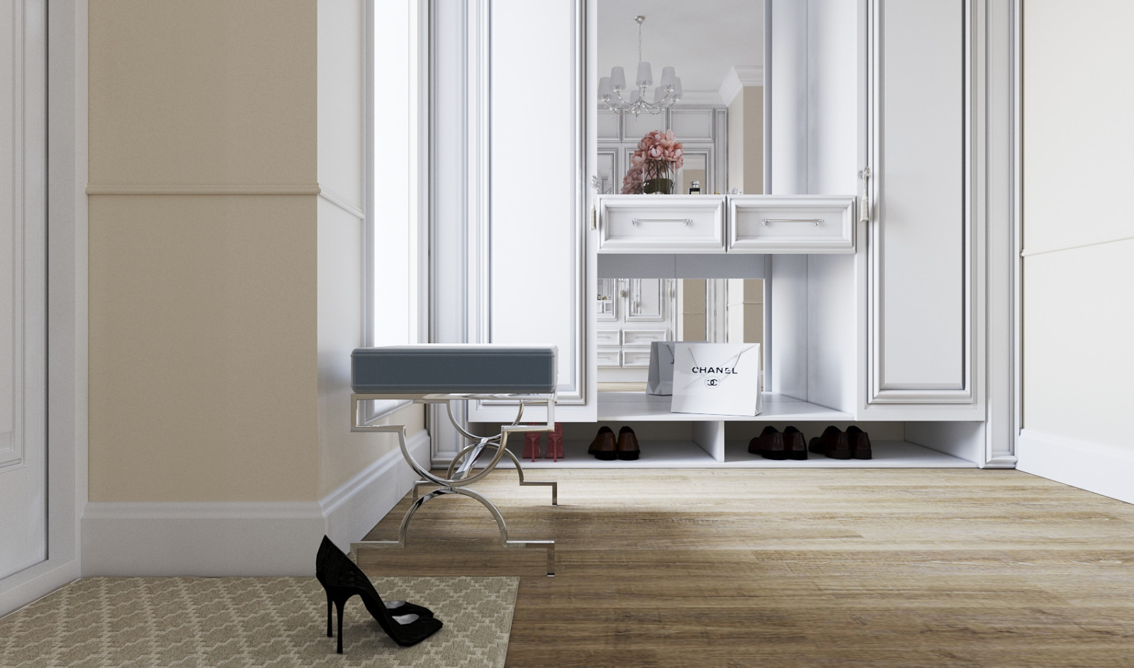 Прихожая в загородном доме