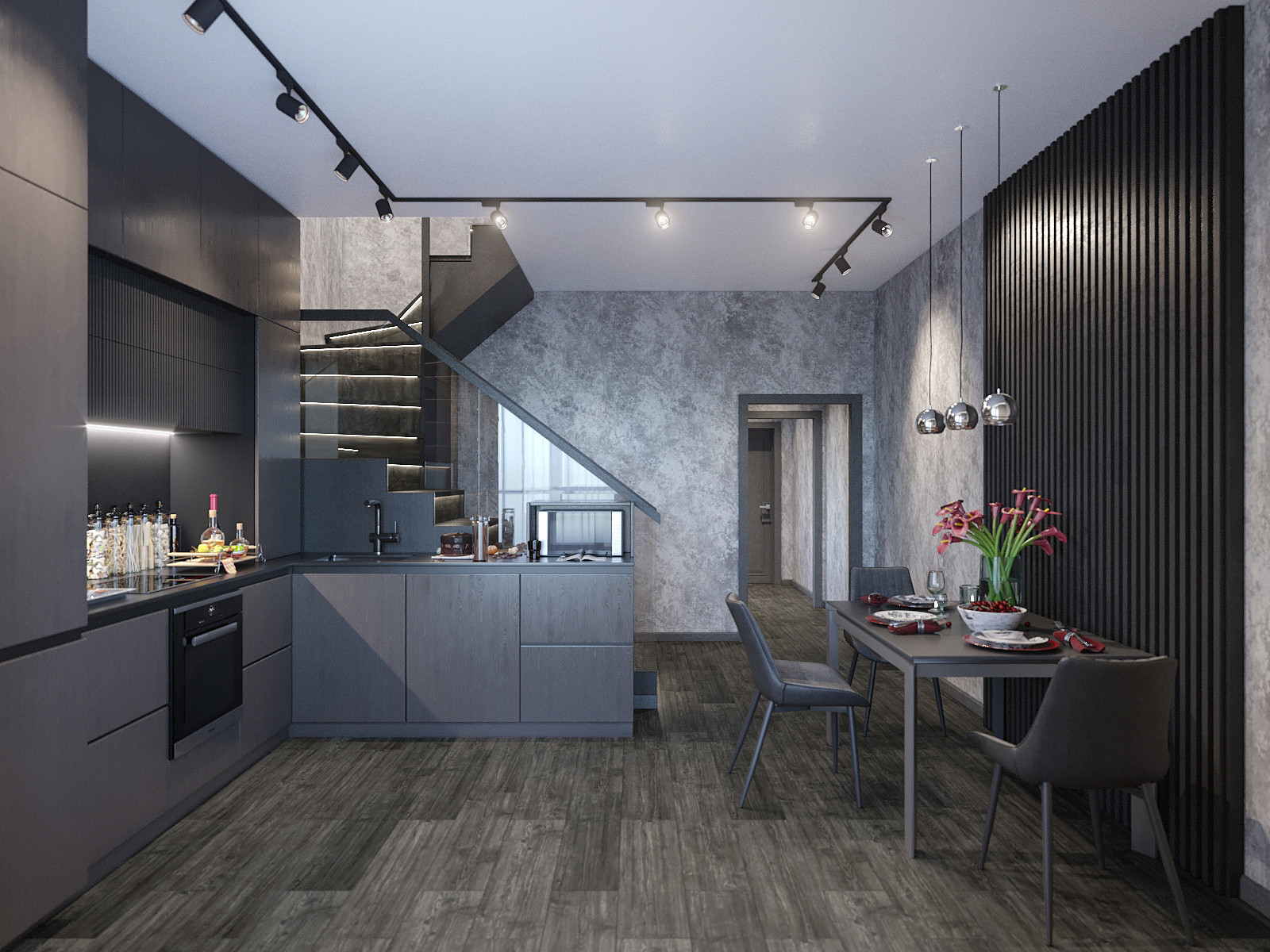 Крутейший дизайн интерьера таунхауса (дер.Кривцово)