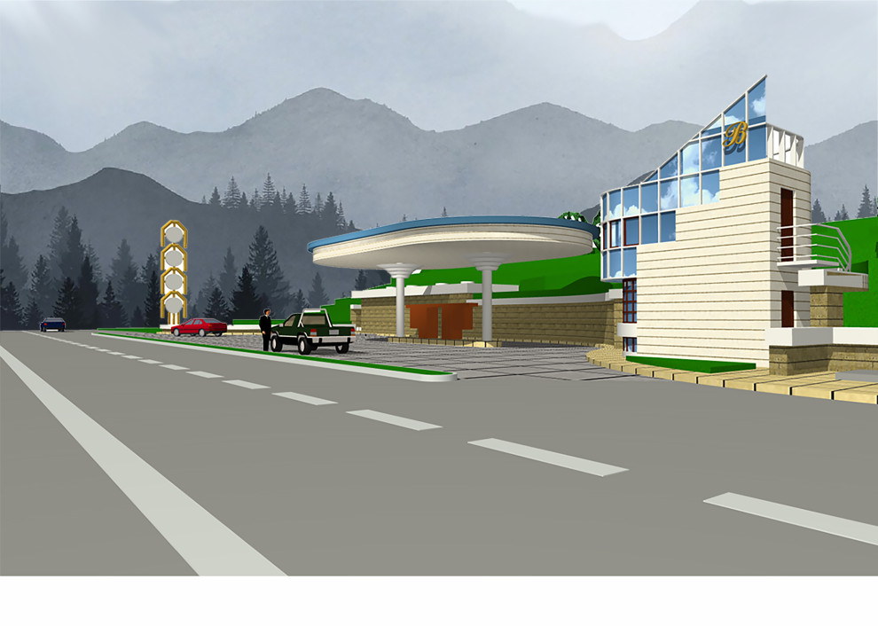 Обложка проекта: Автозаправочная станция