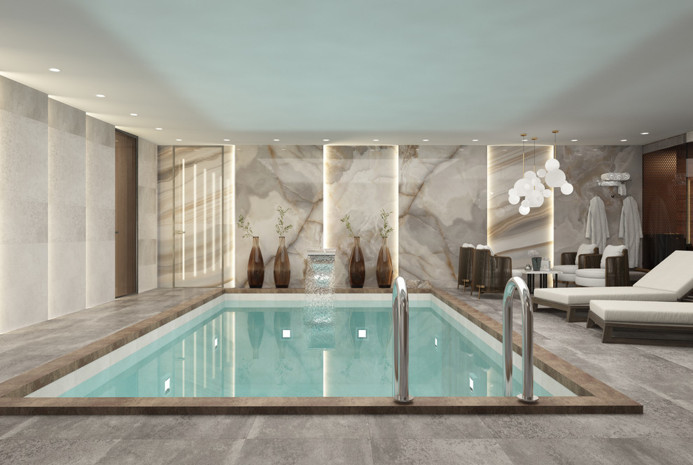 ДИЗАЙН-ПРОЕКТ ЧАСТНОЙ СПА-ЗОНЫ С БАССЕЙНОМ, МОСКОВСКАЯ ОБЛАСТЬ, 110 М²