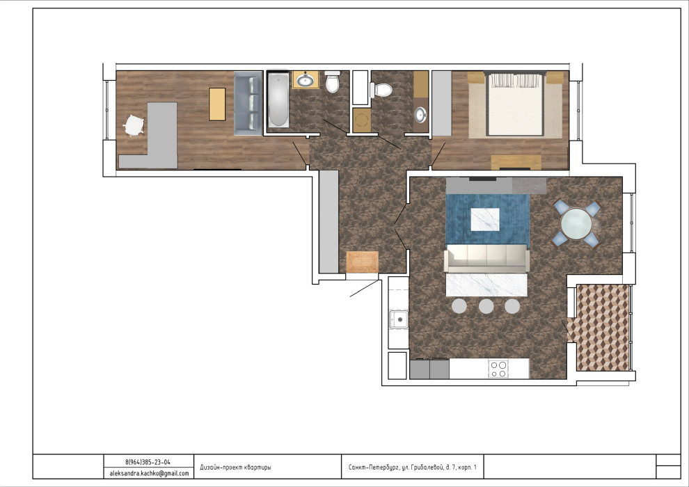 Квартира на улице Грибалевой