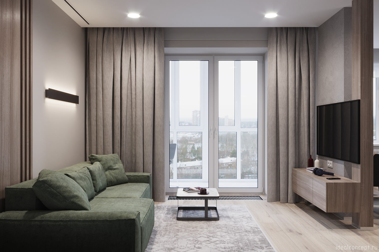 Уютный минимализм в Пушкино.