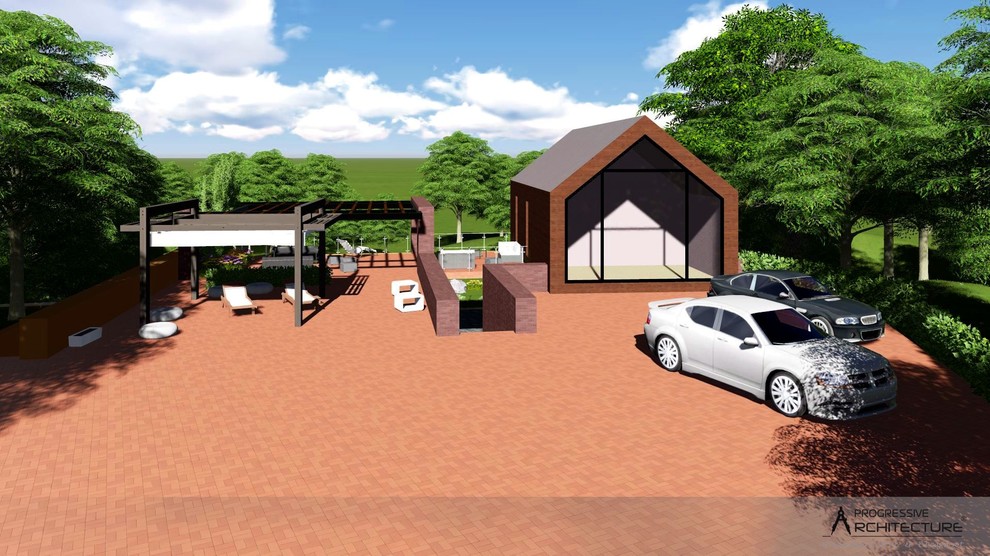 Современный стильный летний дом