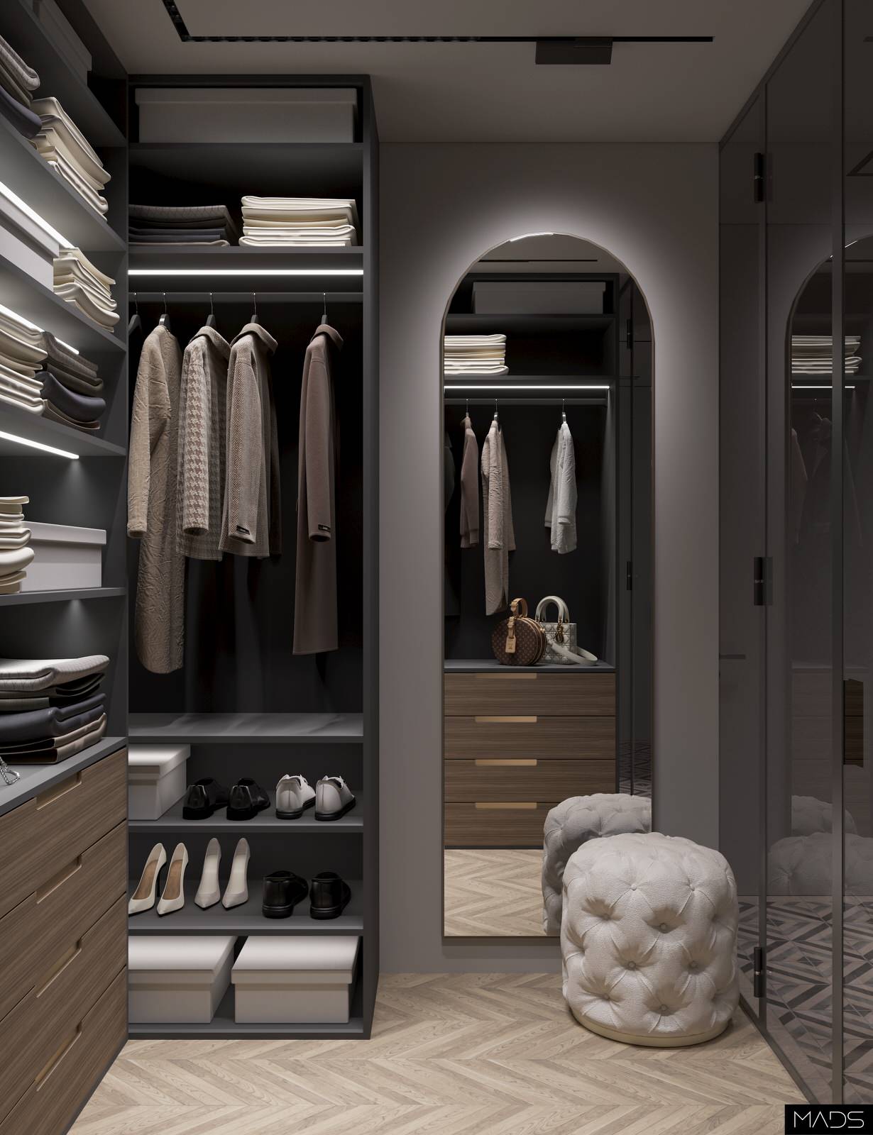 Дизайн-проект квартиры, 190 м2