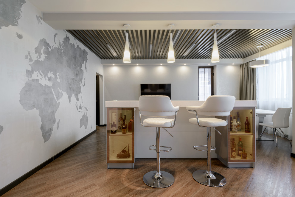 Трехкомнатная квартира-студия в современном стиле