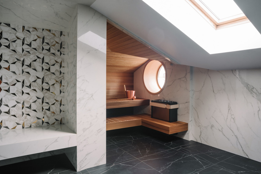 Спа зона на мансардном этаже