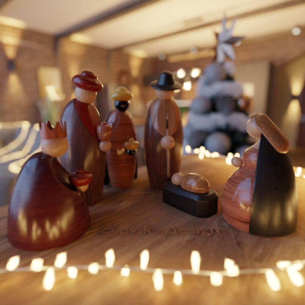 Кухня-гостинная в A-Frame доме