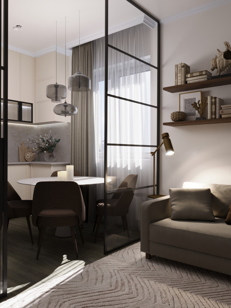 Гостиная в современном стиле.