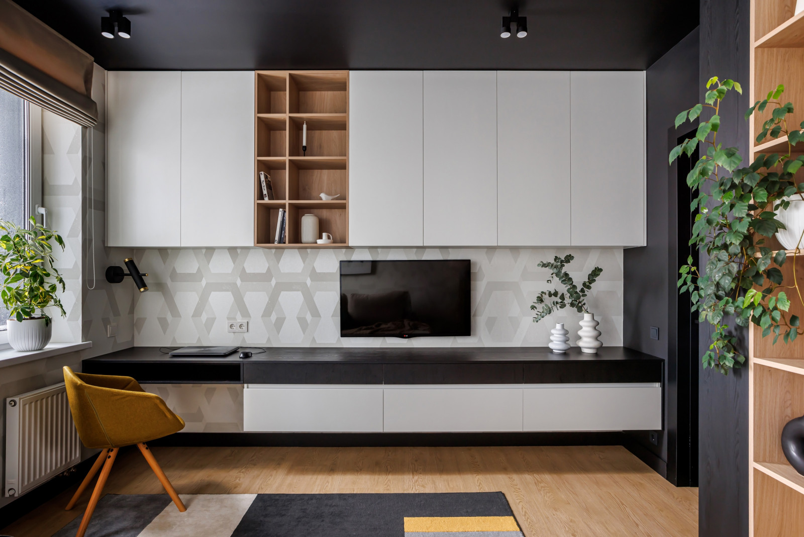 Фотосъёмка интерьера квартиры для портфолио дизайнера Анны Гороховской