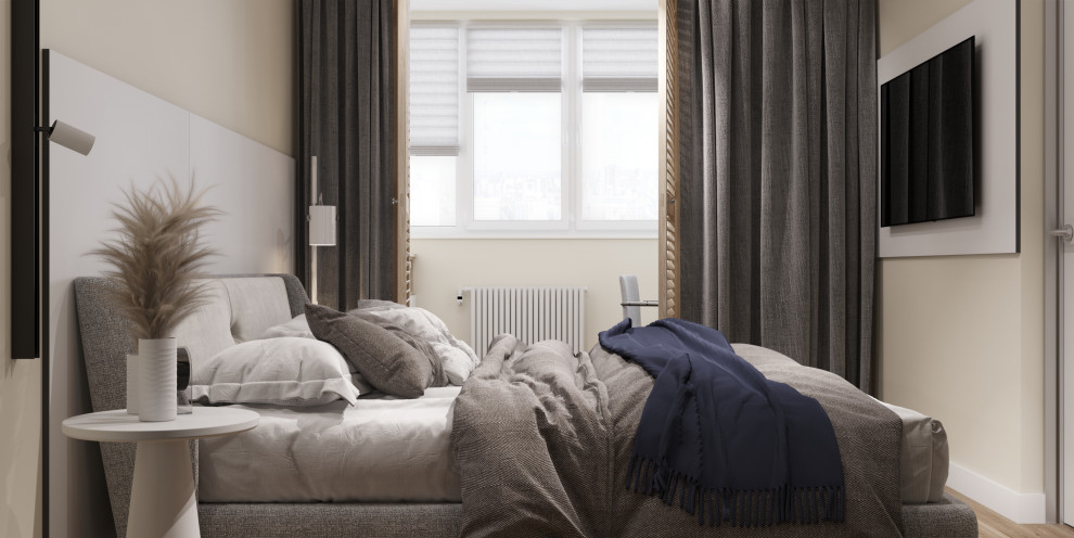 Современные апартаменты в природных тонах