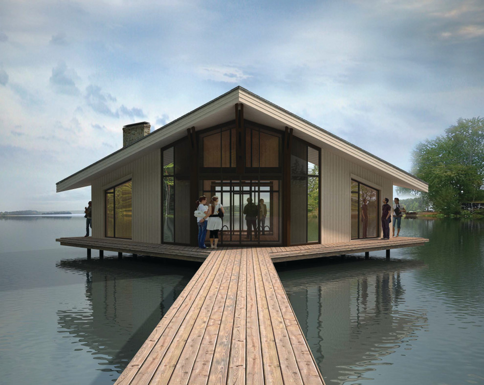 Обложка проекта: Баня на воде