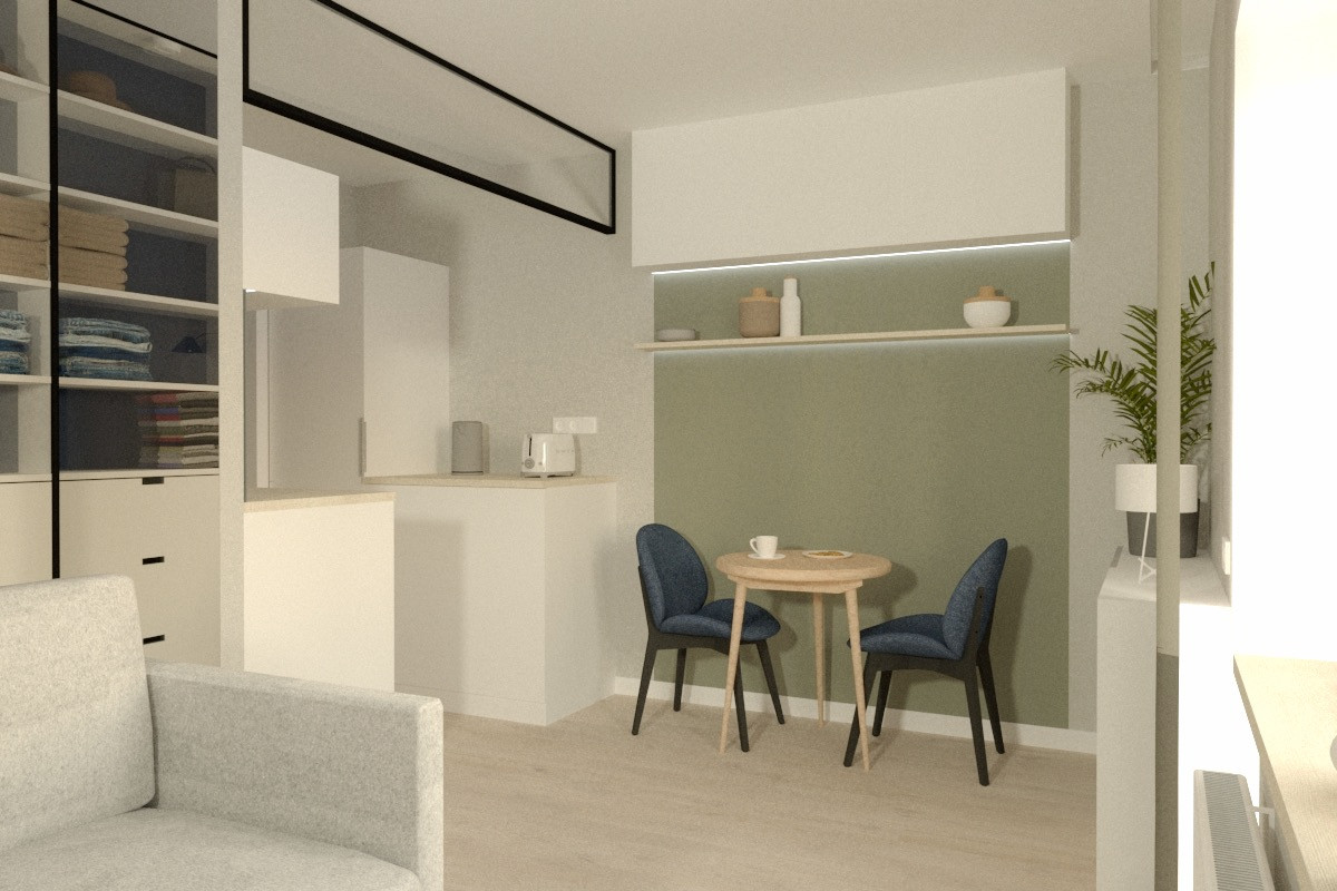 Квартира-студия на ул.Бабушкина