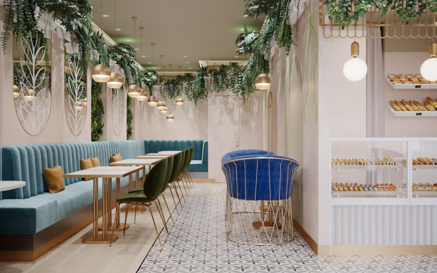 Дизайн проект Кафе-пекарни Волконский