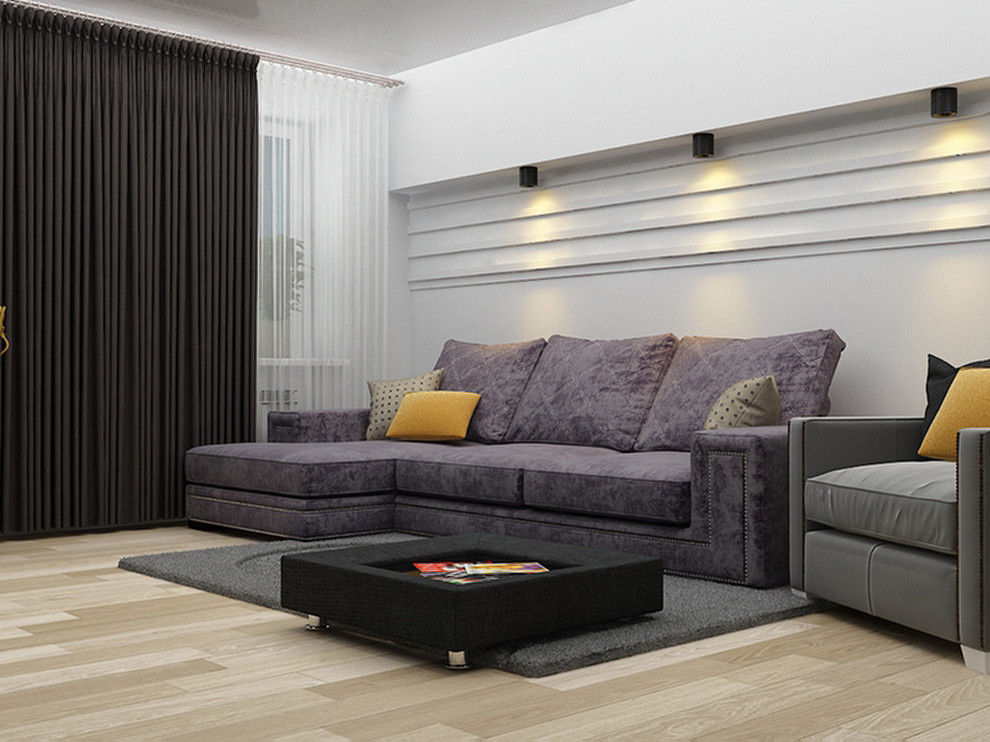 Обложка проекта: Дизайн-проект квартиры студии в ЖК "Олимпийский"