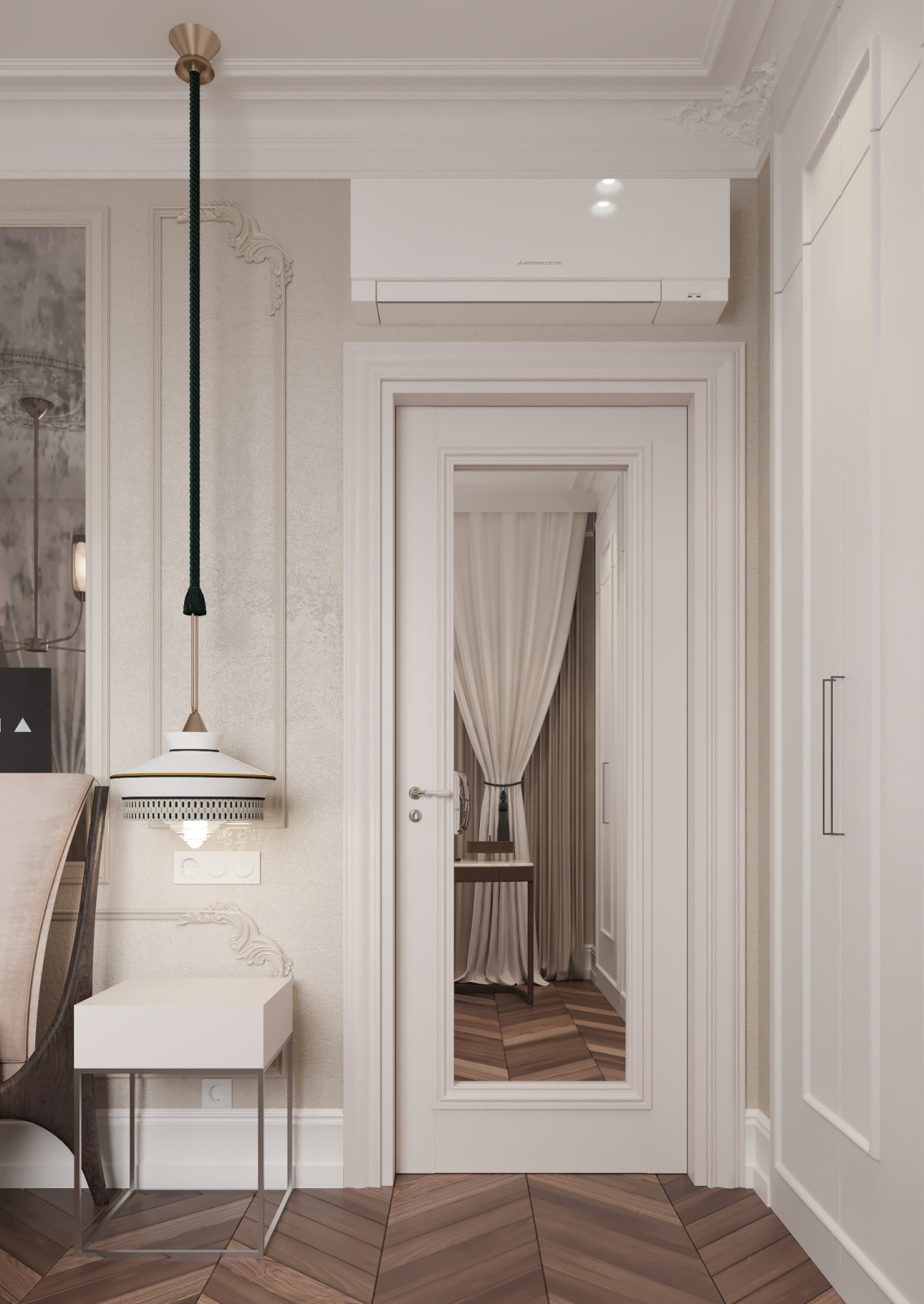 Современный  элегантный интерьер