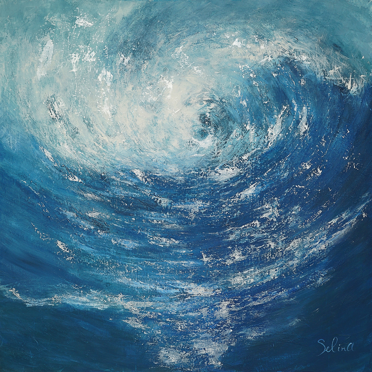 Глубина 1 100х100 см ,акрил на холсте