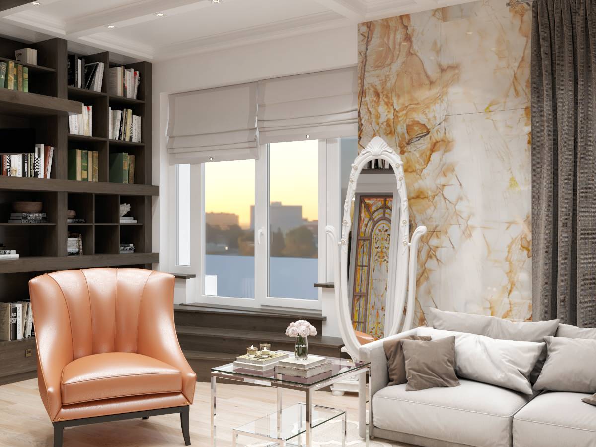 Проект небольшой квартиры в стиле Эклектика