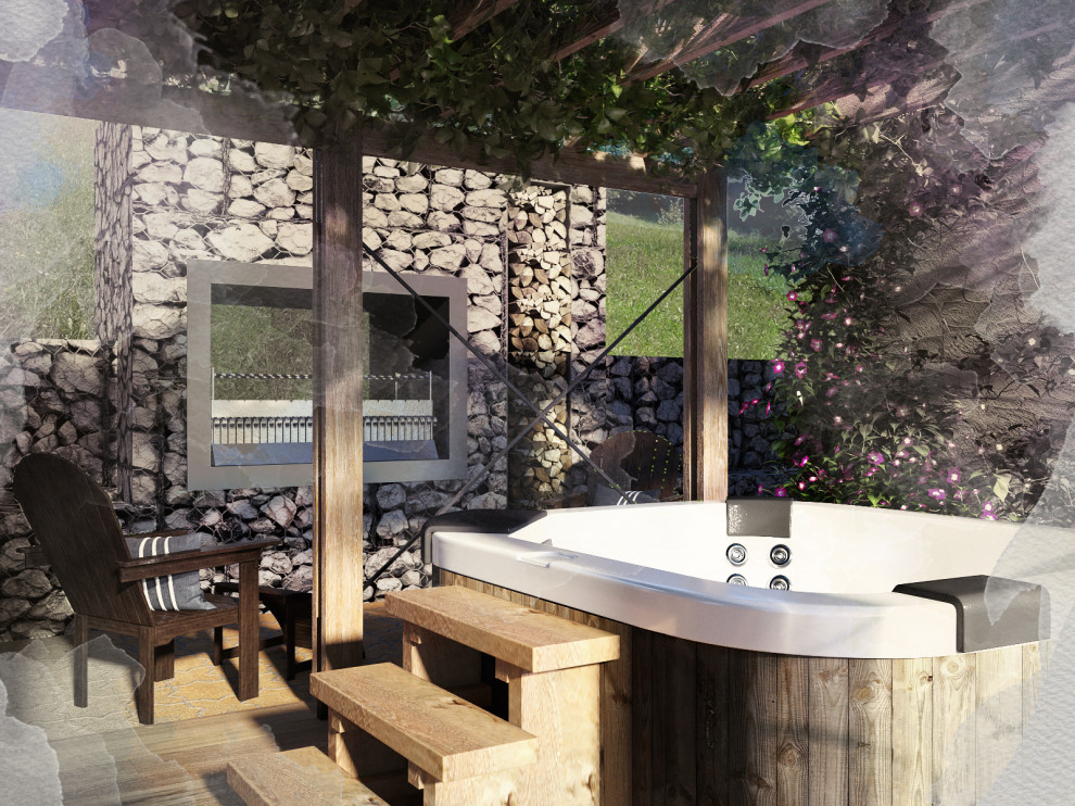 Visualization of Summer house in Pradebon, Italy