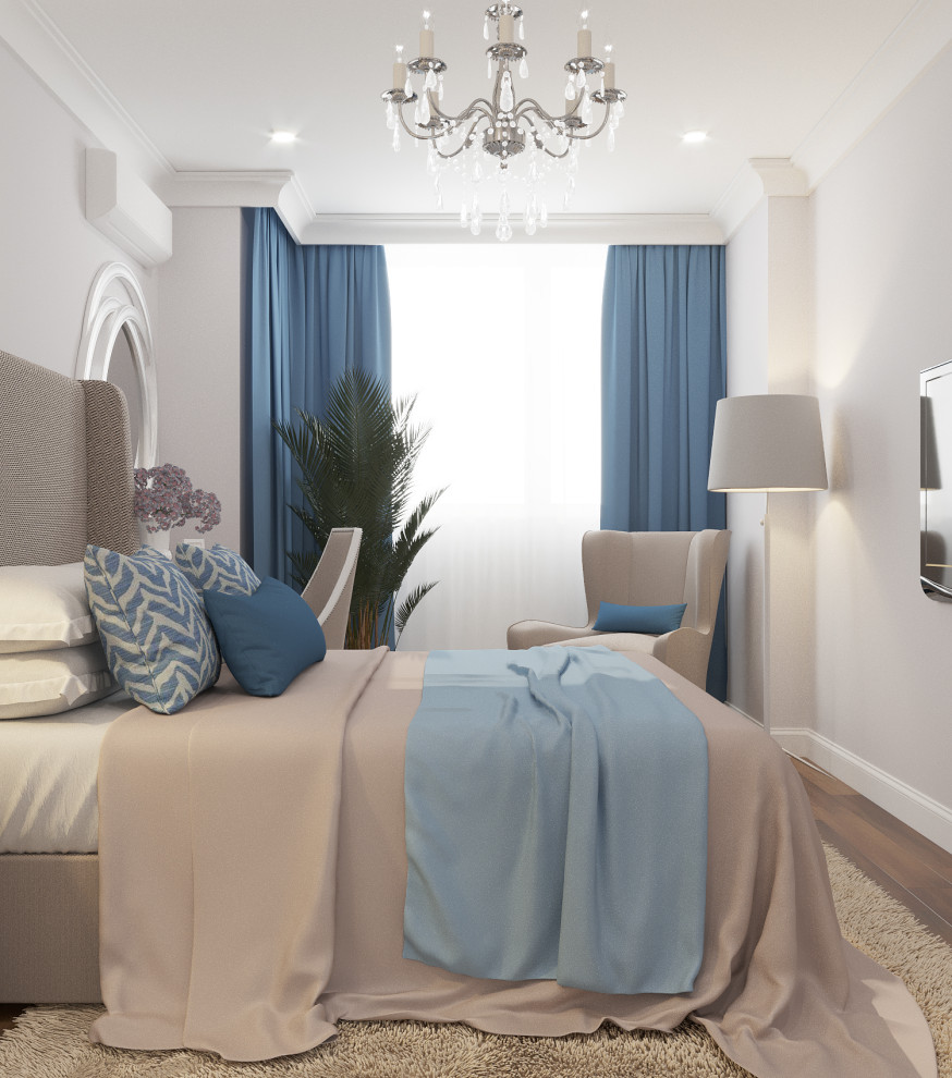 Спальня с гардеробной