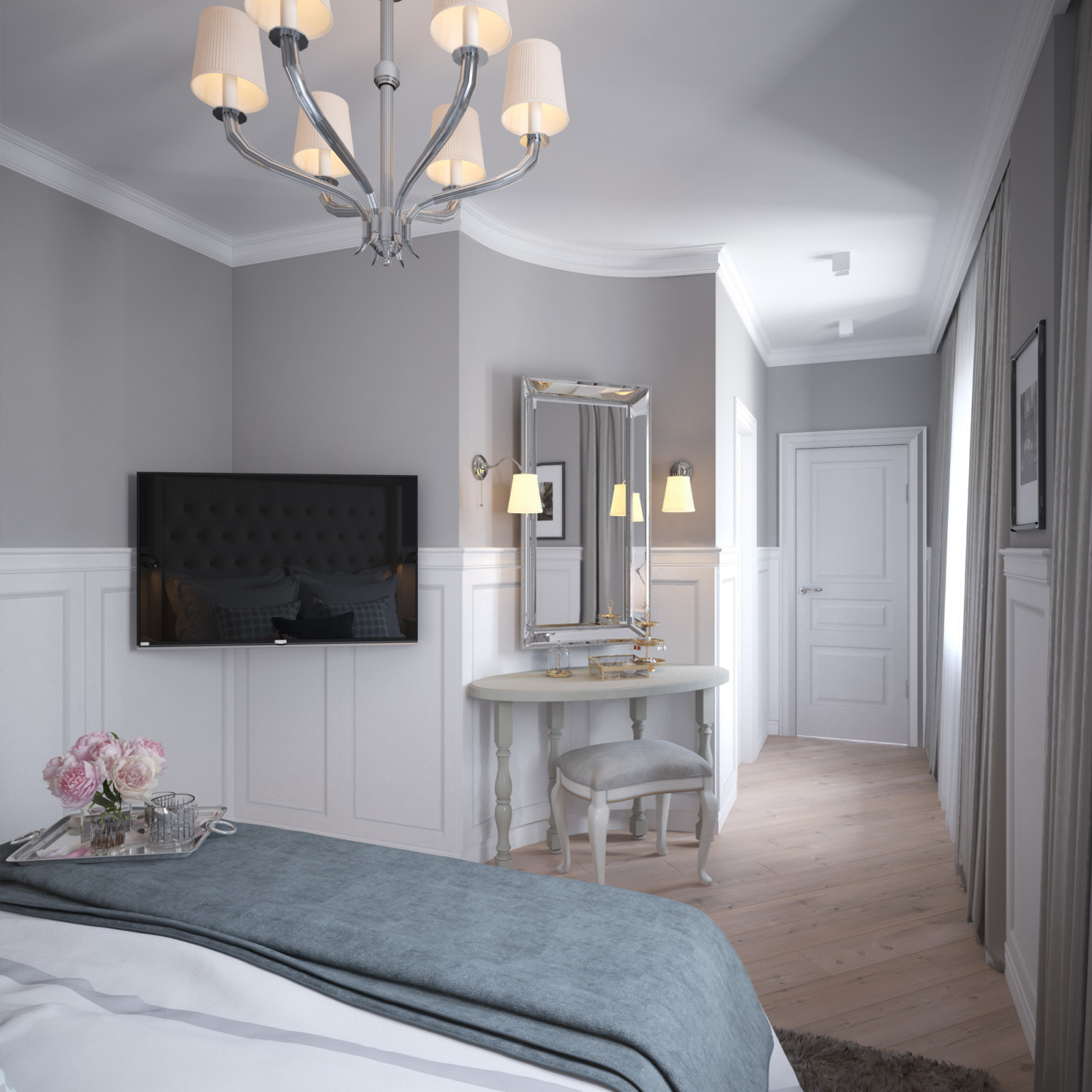 Квартира в Скандинавском стиле 130 м2