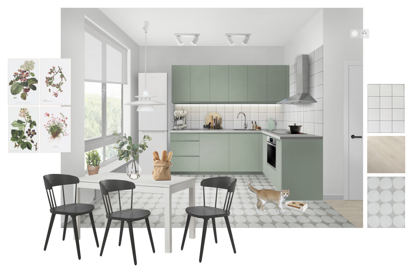 Обложка проекта: ЖК Лесопарковый, Москва, 63 кв.м.