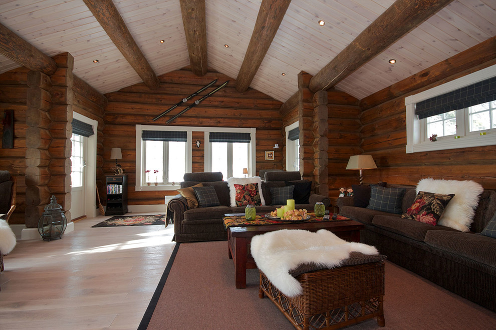 Дизайн интерьера  деревянного дома