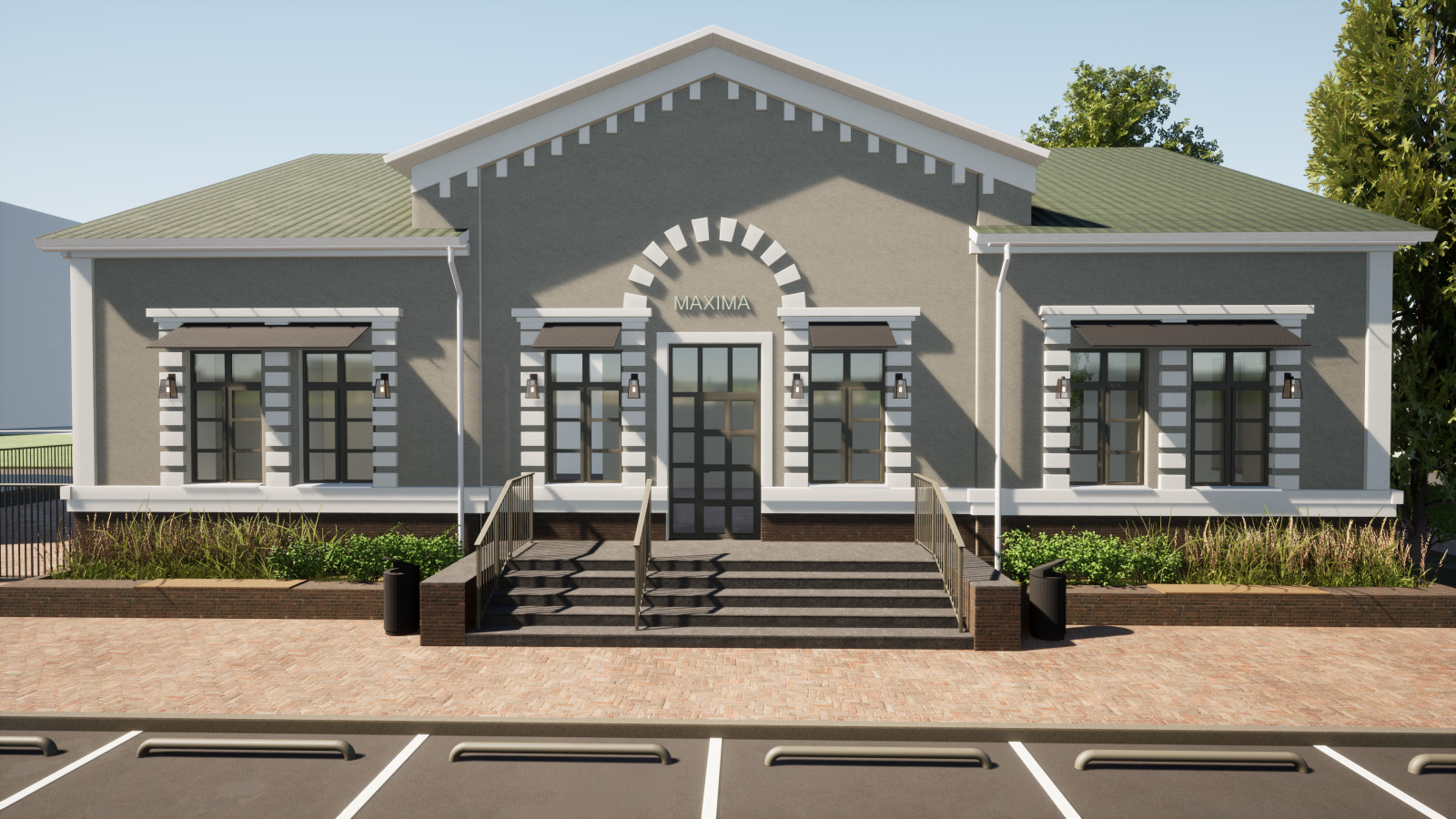 Обложка проекта: Дизайн-проект экстерьера для стоматологии "MAXIMA", Смоленск