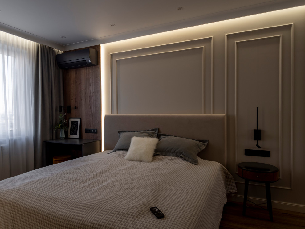 Спальная для молодой пары в ЖК Лучи