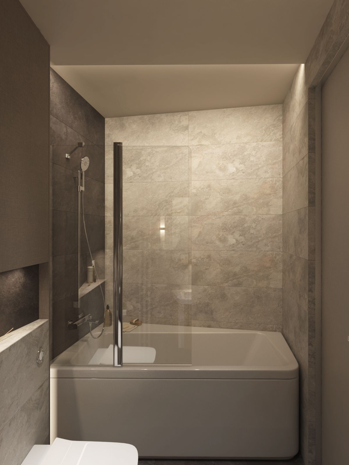 Дизайн проект квартиры со сложной остроугольной планировкой