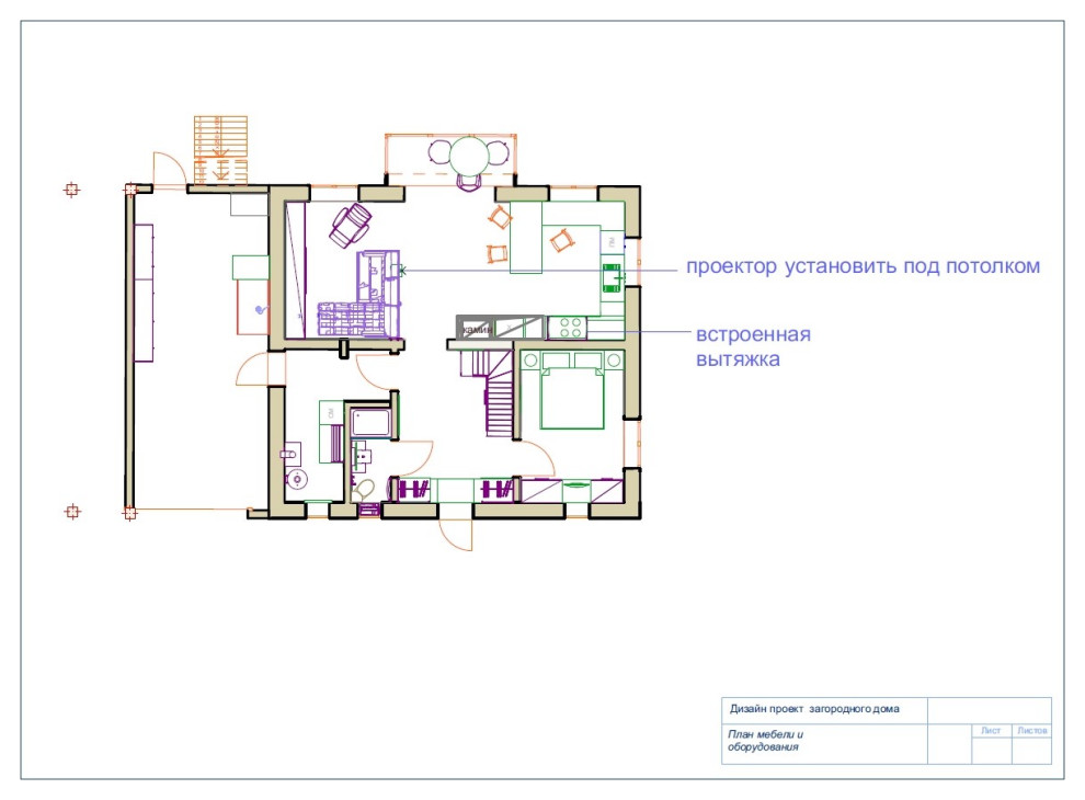 Дом с участком , дипломная работа.