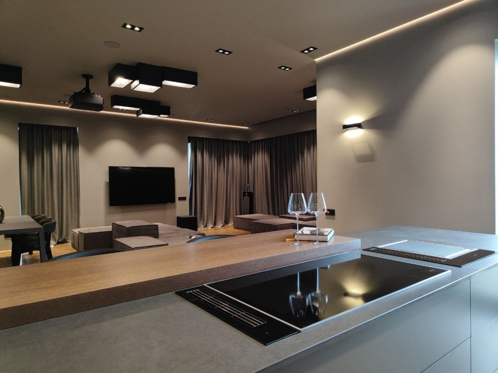 Дизайнерский ремонт квартиры 200 кв м ЖК "Снегири ЭКО"