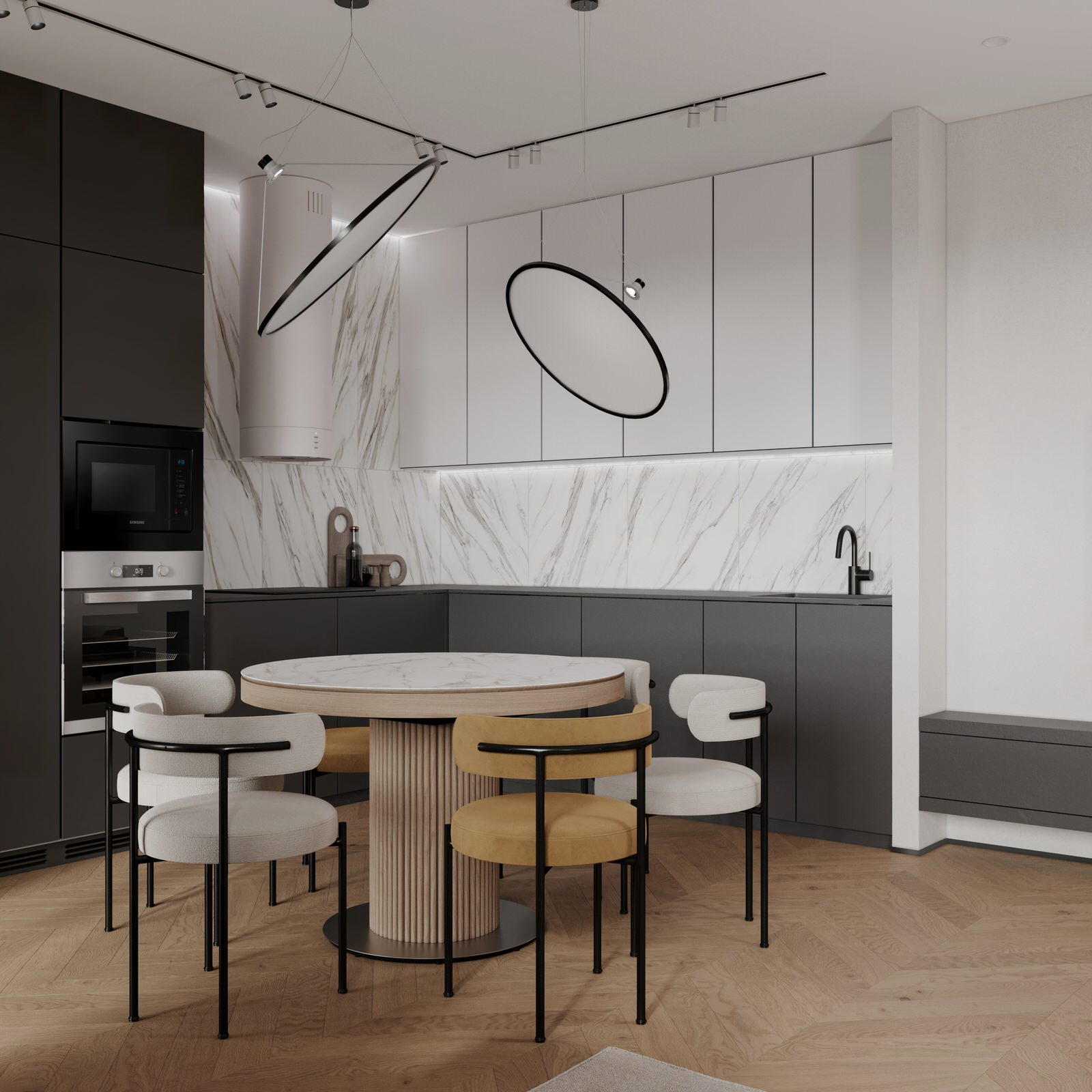 Двухуровневая квартира в ЖК "Михайловский парк"