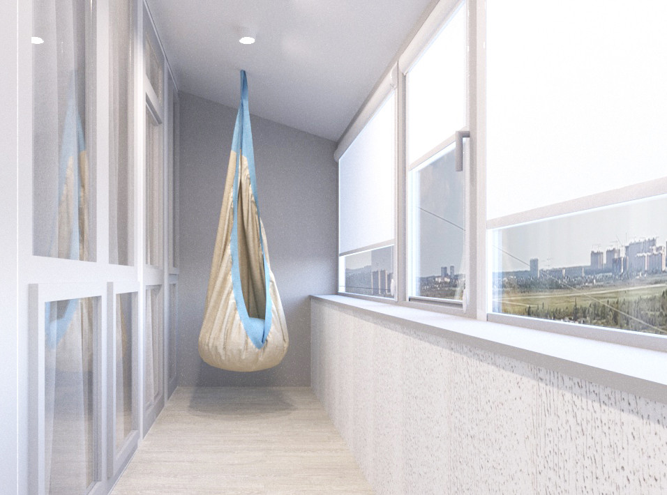 Визуализация дизайн-проекта 3-х комн. квартиры