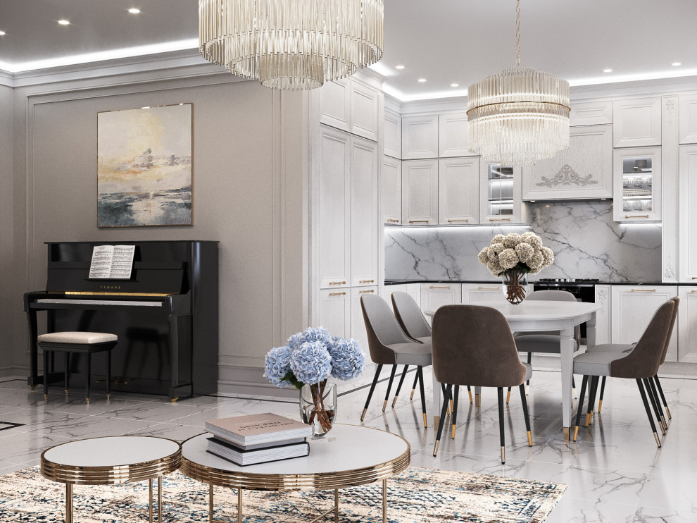 Дизайн интерьера трёхкомнатной квартиры, г. Рыбинск