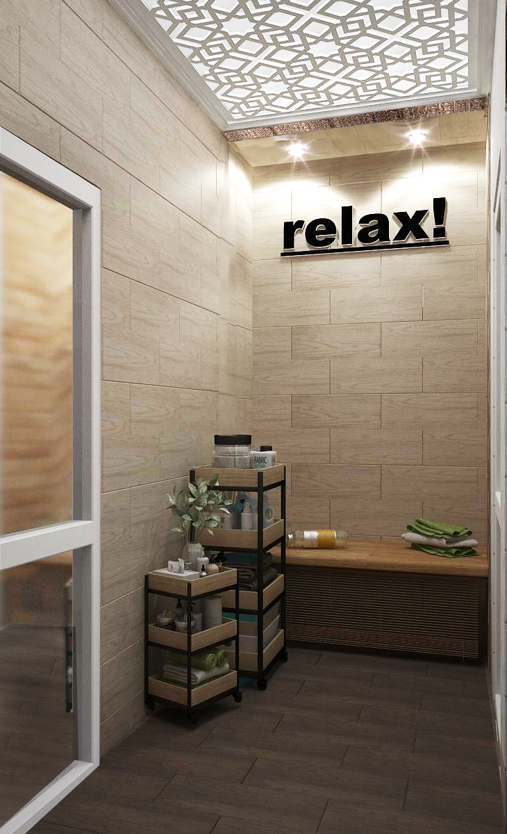 Интерьер банного комплекса