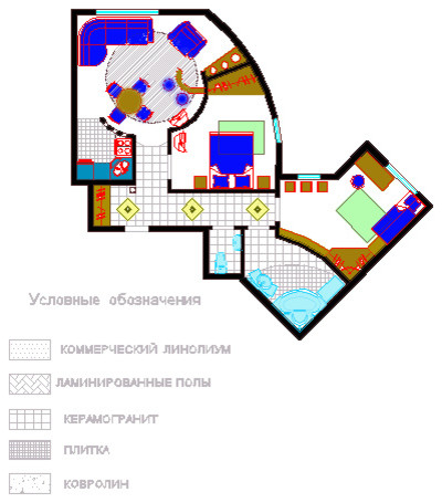 Обложка проекта: Планы перепланировки с расстановкой мебели