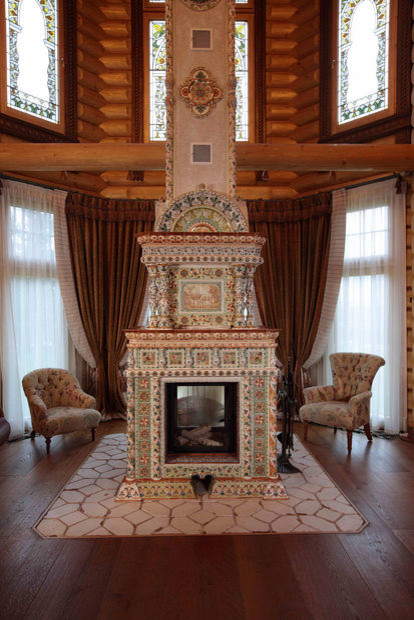 Деревянный дом 550 кв.м. в русском стиле