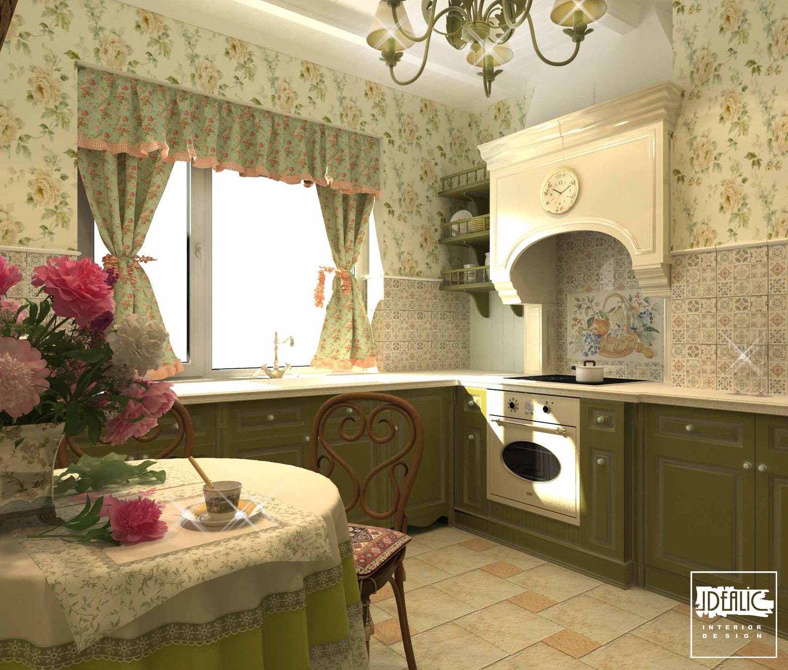 Прованс в загородной квартире